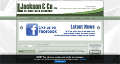 Desktop Screenshot of ljacksonandco.co.uk