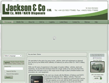 Tablet Screenshot of ljacksonandco.co.uk